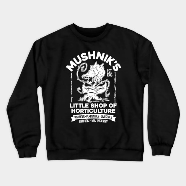 Mushnik's Little Shop of Horticulture Crewneck Sweatshirt by Talkad